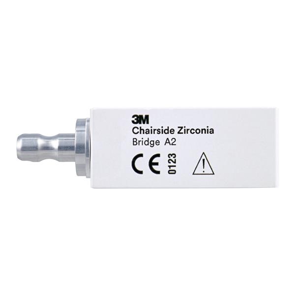 3M Solventum 69950 Chairside Zirconia Bridge Dental Blocks 39mm A2 3/Pk 3M Solventum 69950 Chairside Zirconia Bridge Dental Blocks 39mm A2 3/Pk